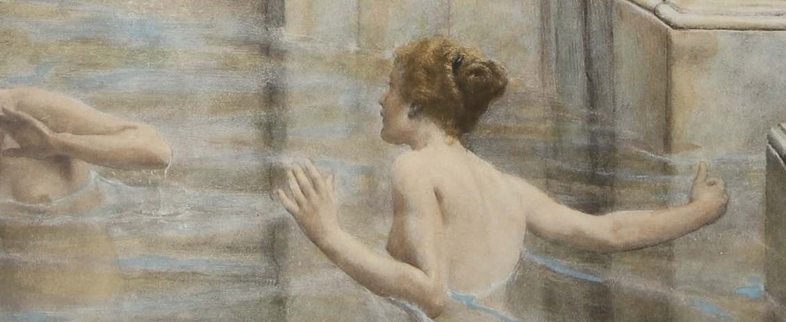 Lawrence Alma-Tadema, A Favourite Custom, 1909